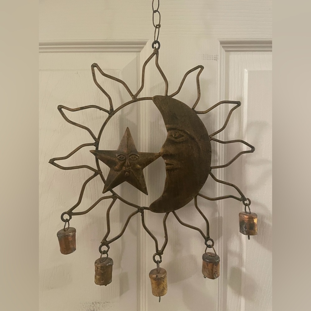 Moon, Sun, and star decoration